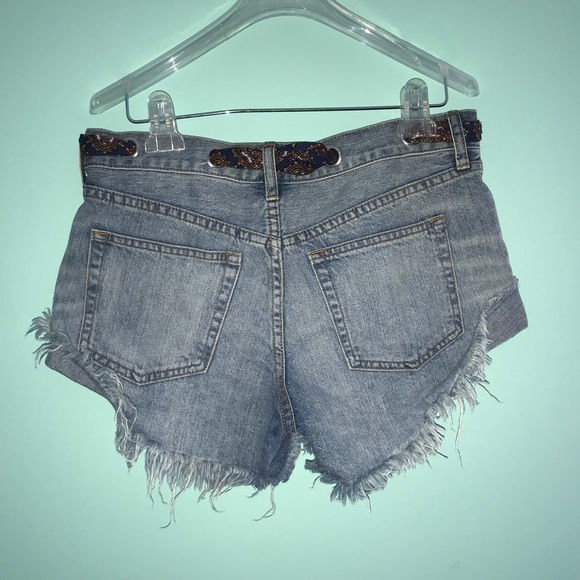 Free people jean short shorts - Picture 2 of 4